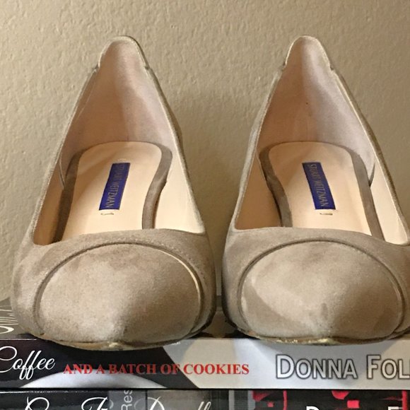 STUART WEITZMAN Suede with transparent detail pumps - Picture 9 of 14